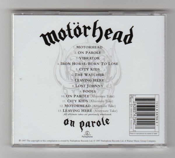 on parole - CD