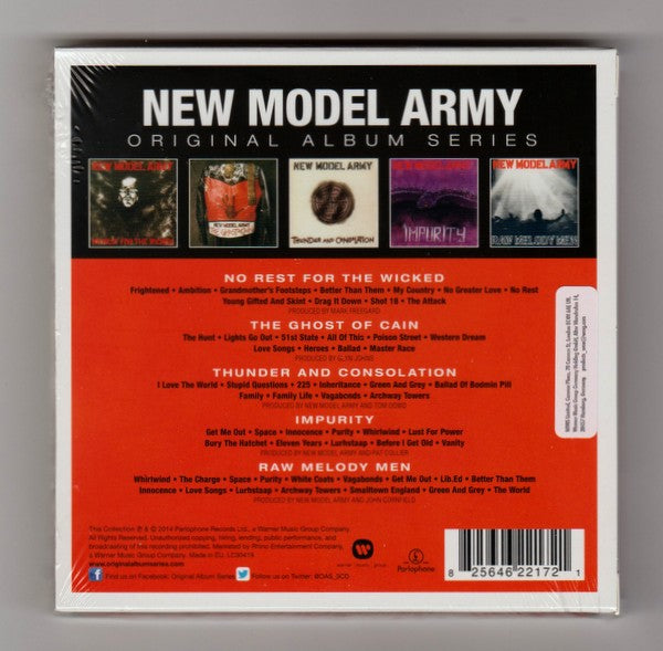 New Model Army - Original Album Series 5CD set