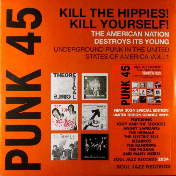 punk 45 - kill the hippies! Kill yourself! - Col Vinyl LP