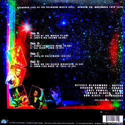 RAINBOW denver 1979 - down to earth tour LP back