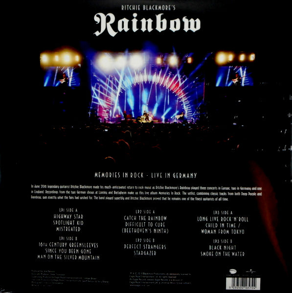 RAINBOW memories in rock - live in Germany LP