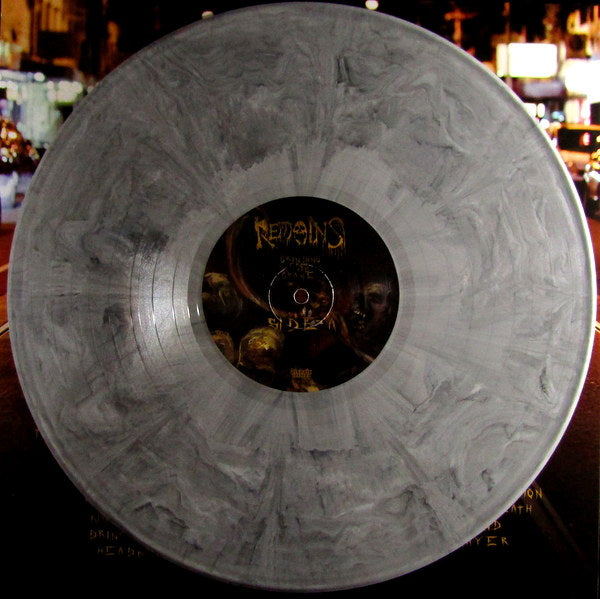 Grinding from the grave - Grey Marble  Col Vinyl LP