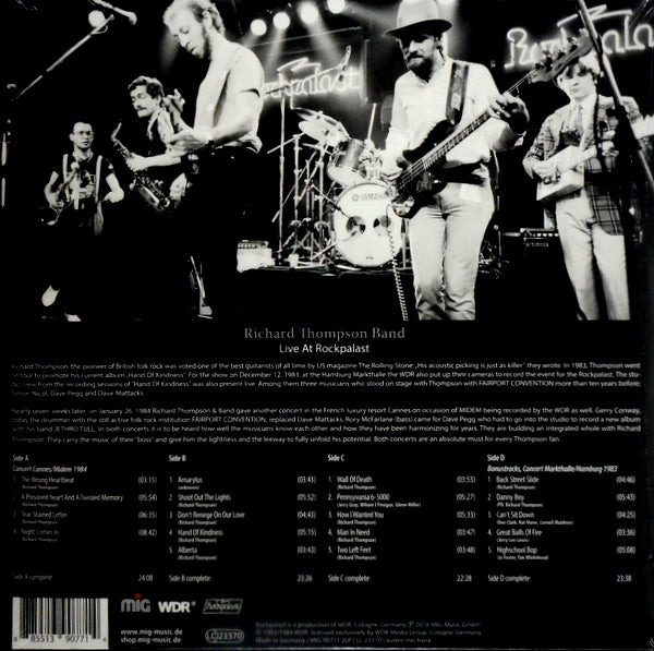 THOMPSON, RICHARD live at rockpalast LP