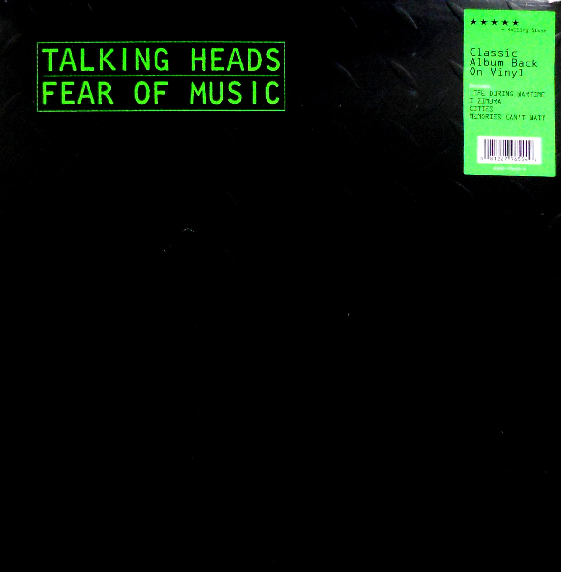 talking heads fear of music lp