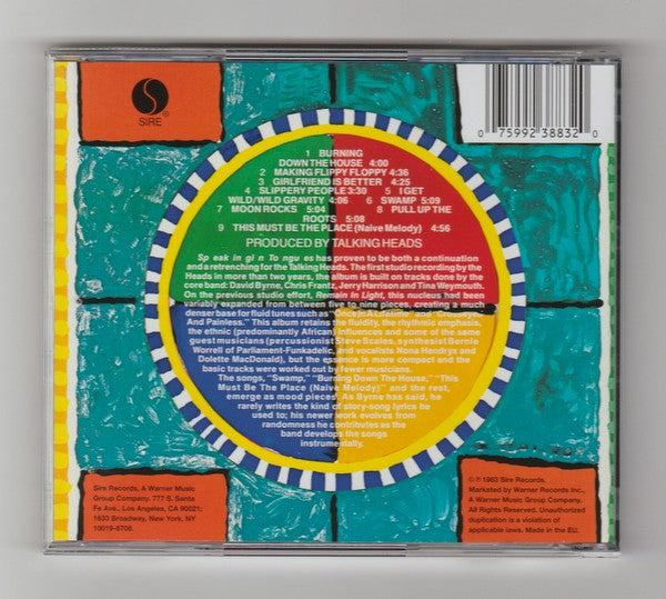Speaking In Tongues - CD