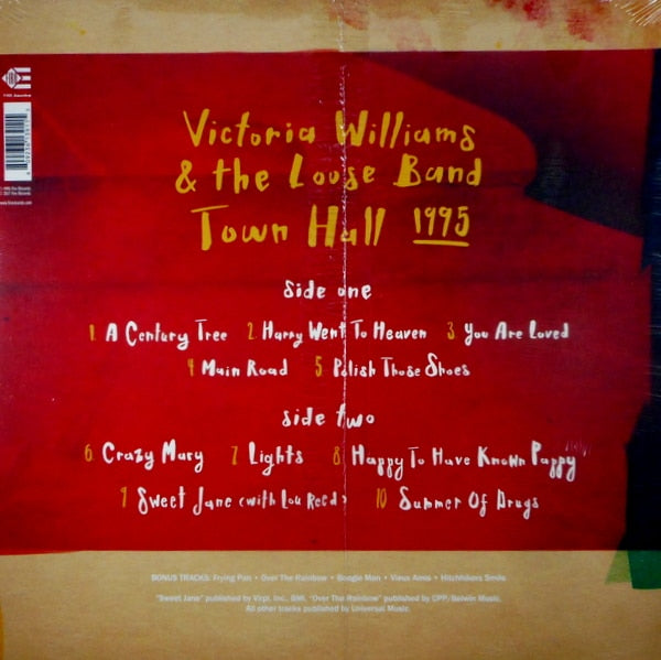 WILLIAMS, VICTORIA town hall 1995 LP