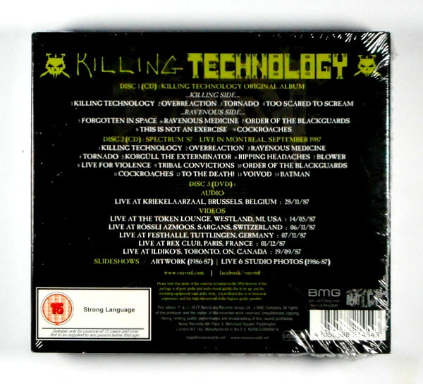VOIVOD killing technology - deluxe CD CD