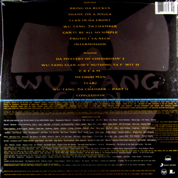 enter the wu-tang(36 chambers)