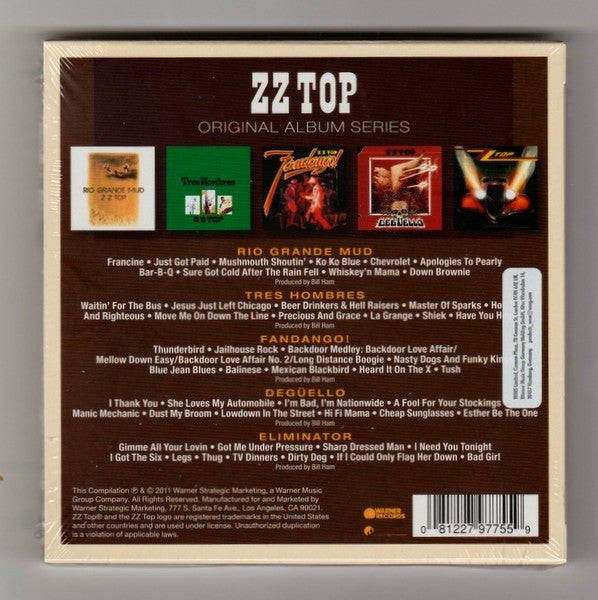 ZZ TOP - Original Album Series 5CD set
