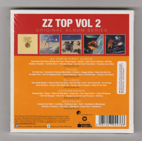 ZZ TOP - Original Album Series Vol 2 5CD set